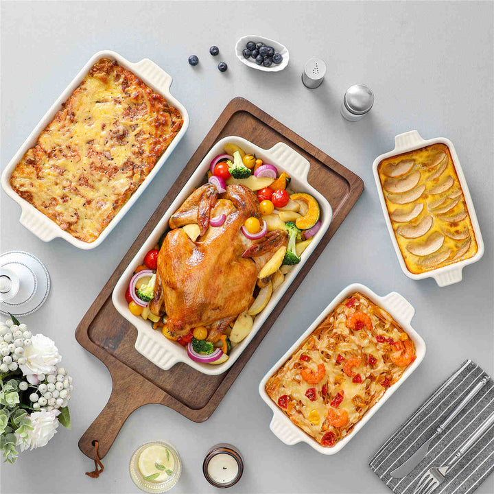 A concise guide to choosing a space-saving nesting ceramic bakeware set — right sizes, snug nesting, oven limits, and stack measurements.