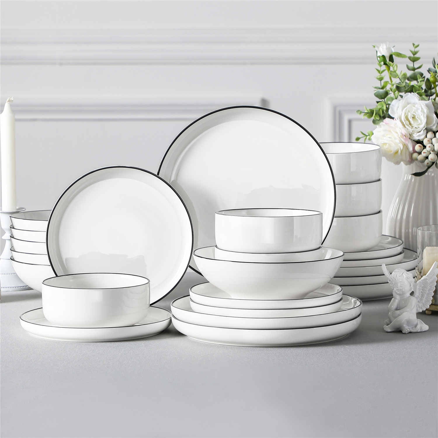 Service à café complet en porcelaine - Arts de la table Service à café complet en porcelaine - Arts de la table