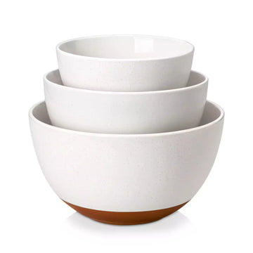 Tara Mixing Bowls Set Of 3 – Three Stylish, Durable Bowls In Varying Sizes, Perfect For Mixing Or Serving.