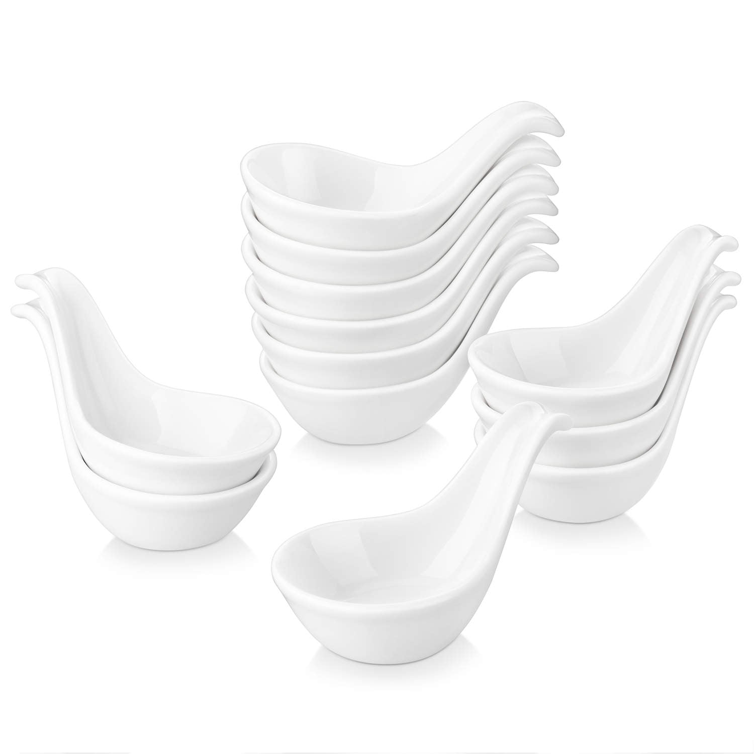 MALACASA Ramekins Dipping Sauce Bowls Set of 12
