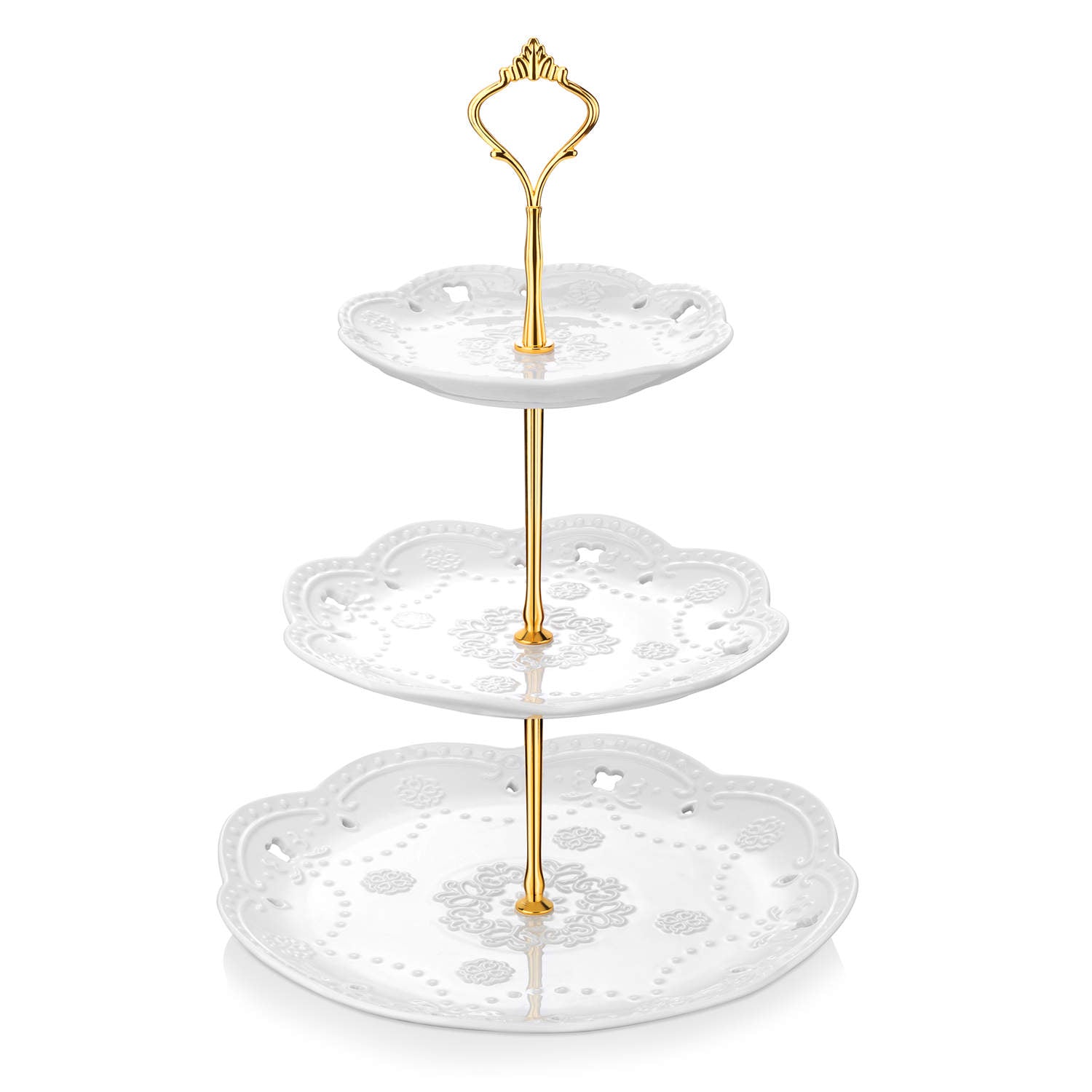 Alzata per cupcake con vassoio 29 x 26 cm - Pastkolor per 28,25 Alzata per cupcake con vassoio 29 x 26 cm - Pastkolor per 28,25