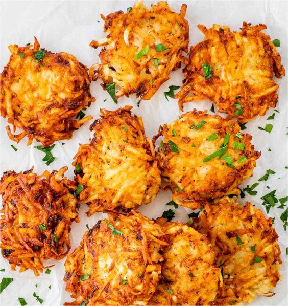 Cozy Winter Evenings: A Traditional Latke Recipe Served on Elegant Porcelain