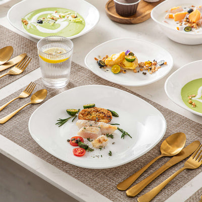 Das perfekte Porzellan-Geschirr-Set für französisches Essen finden