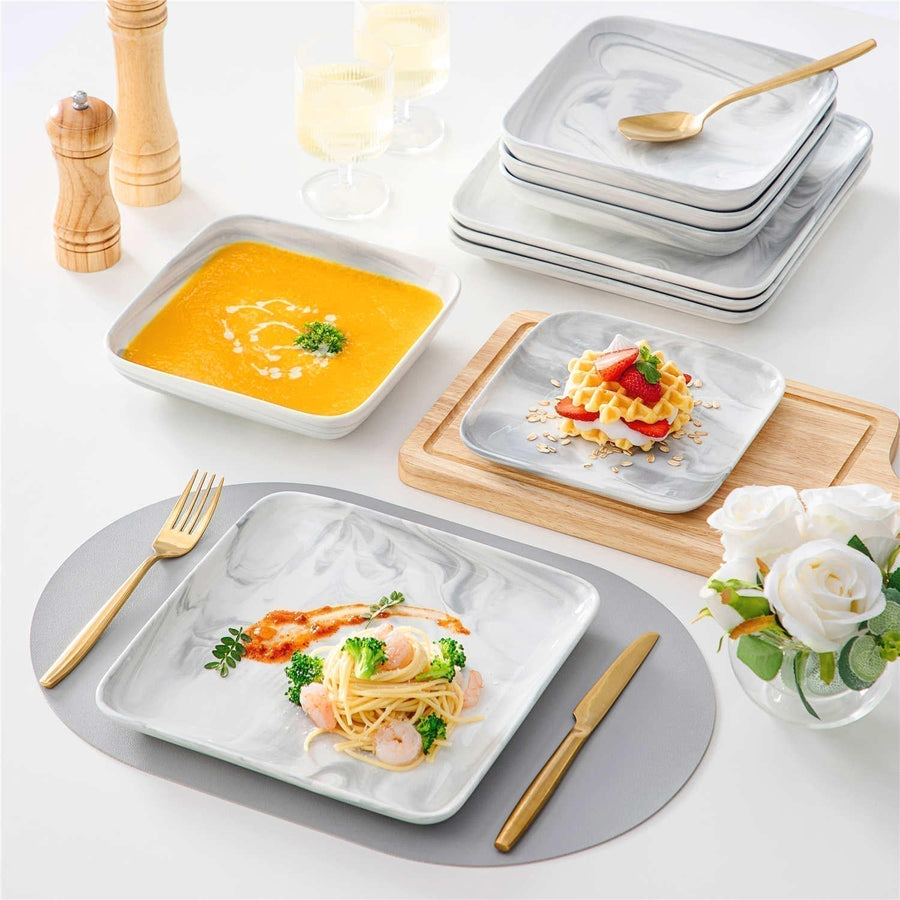 For the most durable dinnerware, bone china is the strongest material, porcelain offers the best all-around value, and melamine is the most break-resistant.