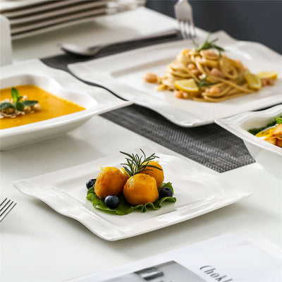 Top minimalist isches Porzellan Geschirr-Sets für einen modernen Tisch