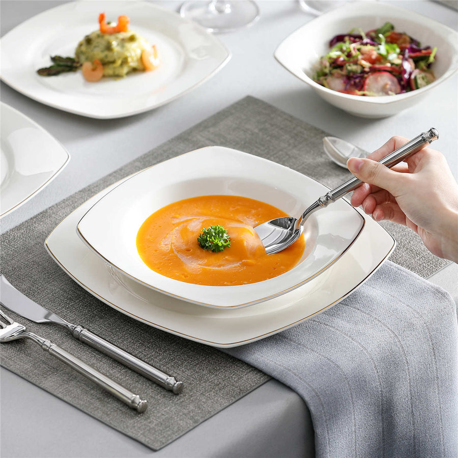 To identify genuine bone china, check its light weight, smooth surface, clear maker's mark, and its signature translucent glow.