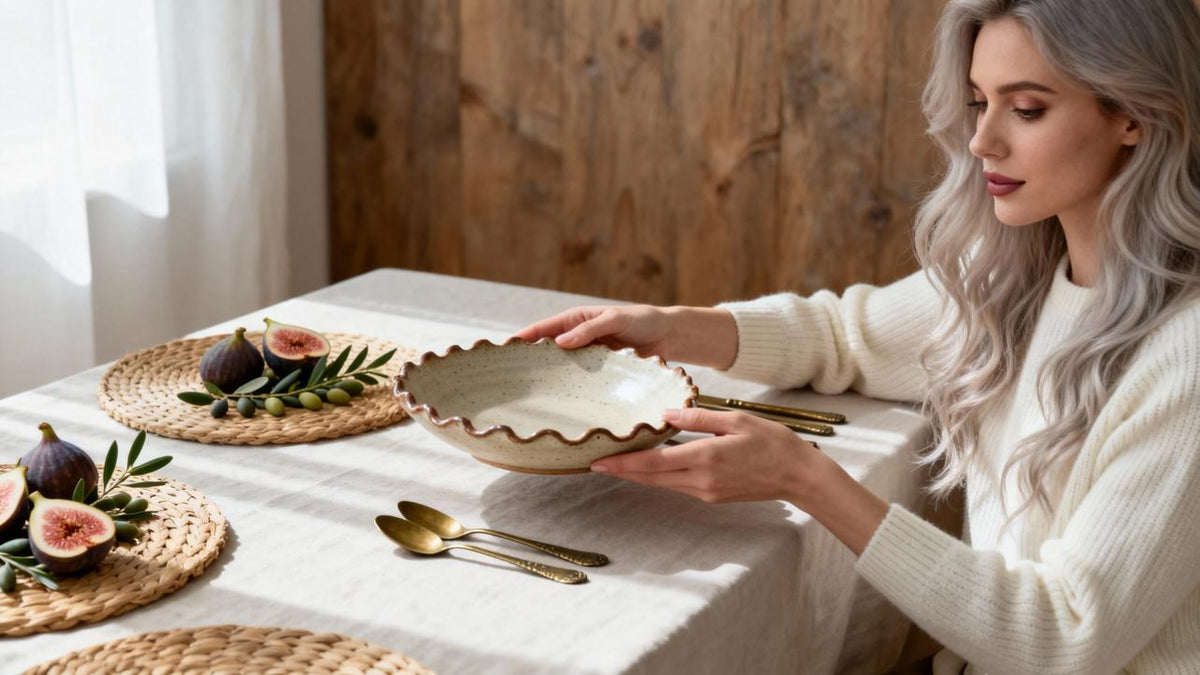 The Impact of Ceramic Plate Edge Shapes on Food Experience