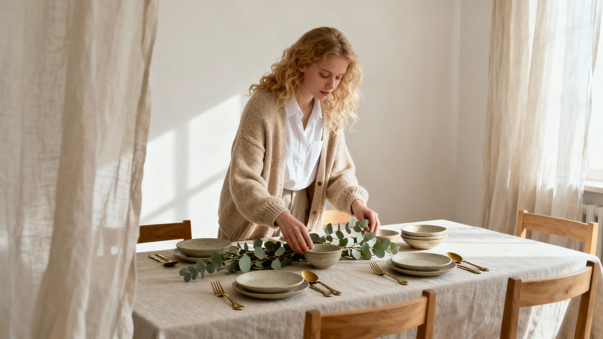 Creating a Balanced Table Setting with Lagom Ceramic Dishes