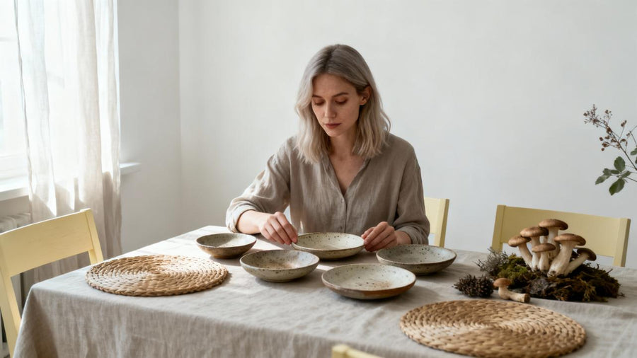 Bioceramic Tableware Made from Mycelium: Eco-Friendly Innovations
