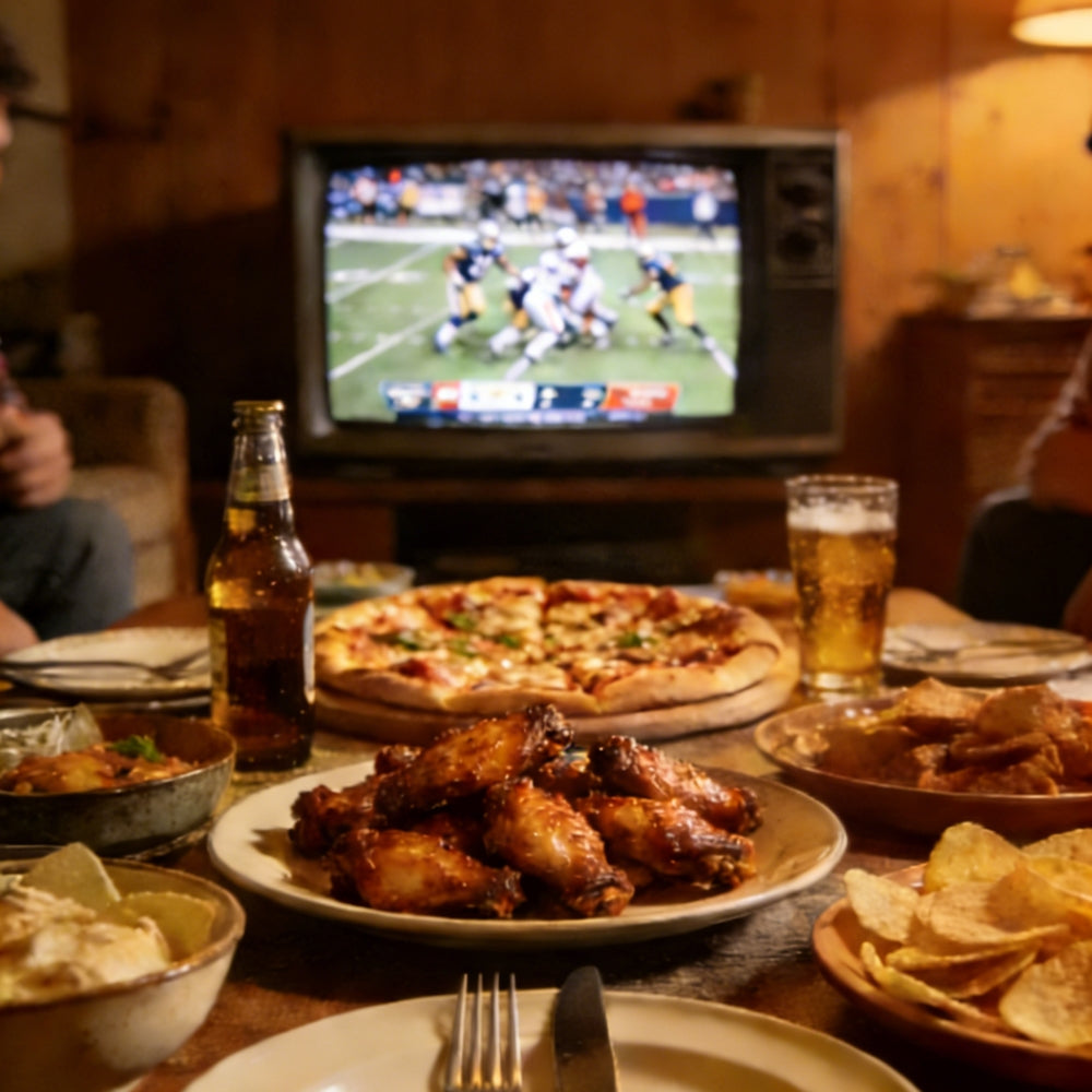 Stress-free Super Bowl watch party ideas with durable dinnerware, self-service snack bars, and easy cleanup tips