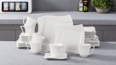 MALACASA Amparo Porcelain Dinnerware Collection