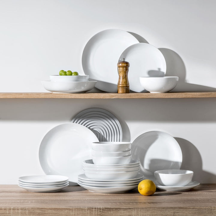 Set de 6 assiettes plates MIA Grès– Sia Home