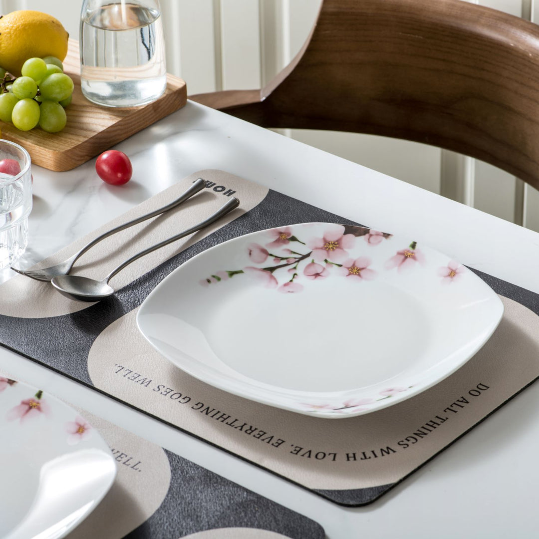 Annie 30-Piece Dinnerware Set | Sakura Design | Off-White Porcelain