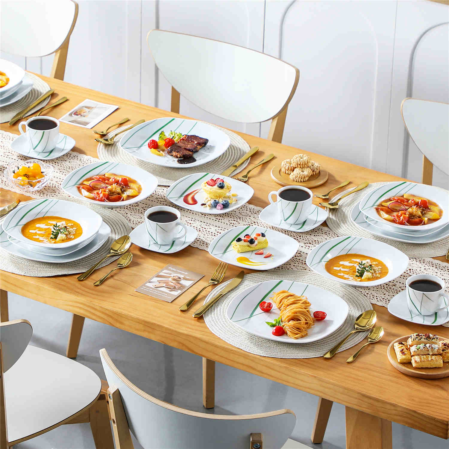 Complete Dinnerware Set 30-Piece Complete Dinnerware Set | Modern Tableware for 6 | Shop Now
