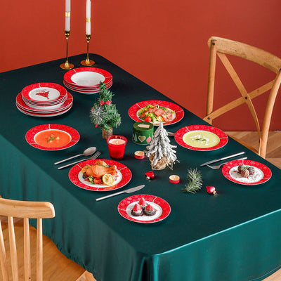 Christmastree 18 Piece Dinnerware Set