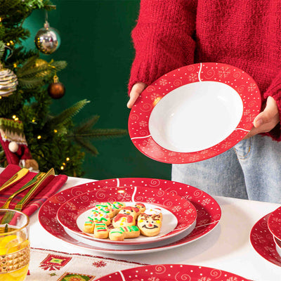 Christmastree 18 Piece Dinnerware Set