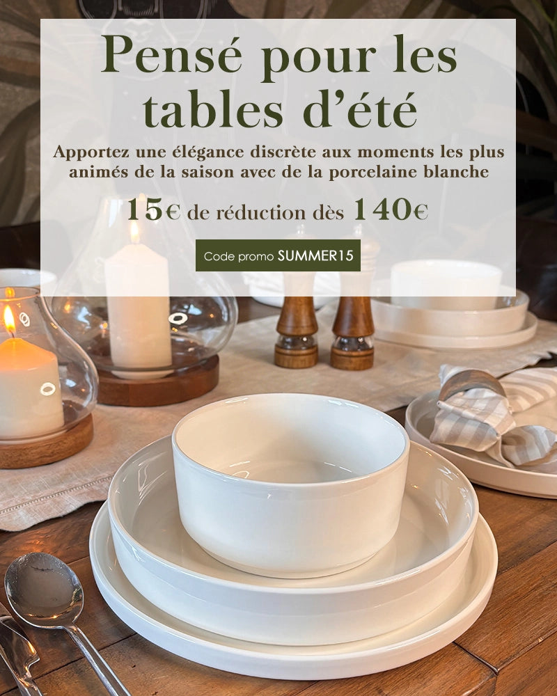 Bring a quiet elegance to the season's liveliest moments with white porcelain.