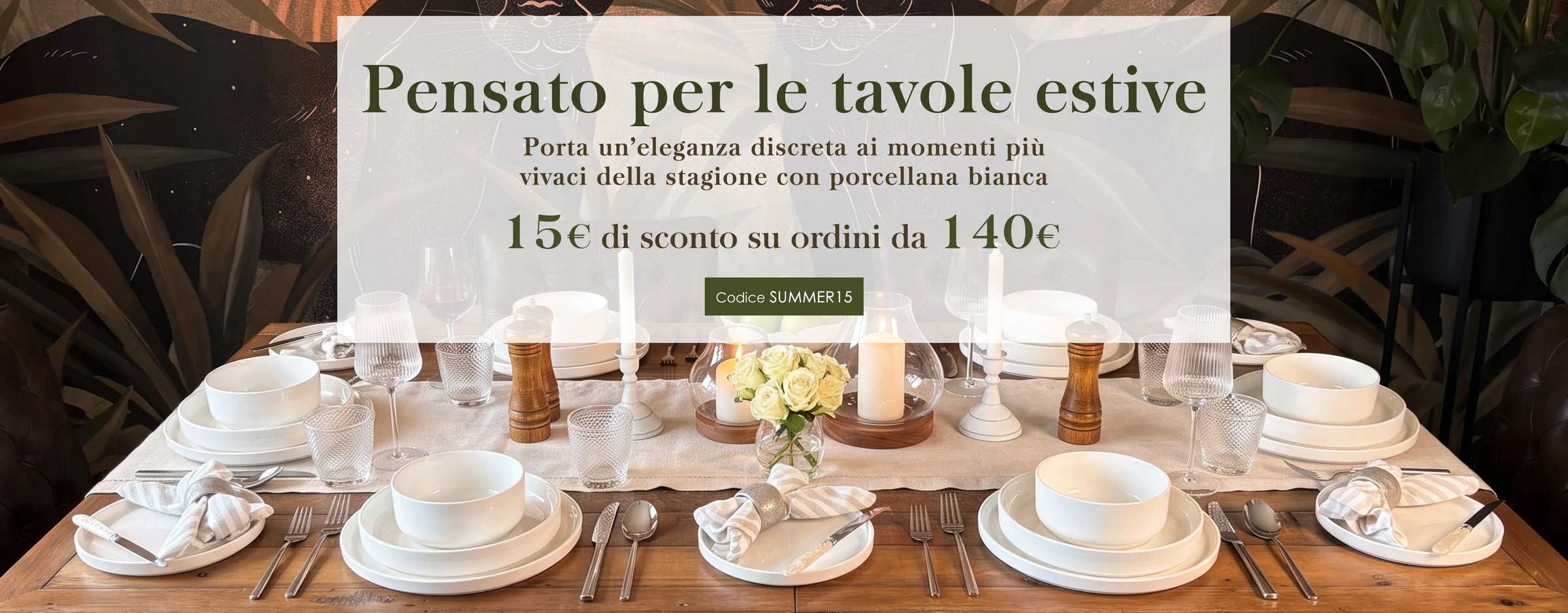 Bring a quiet elegance to the season's liveliest moments with white porcelain.
