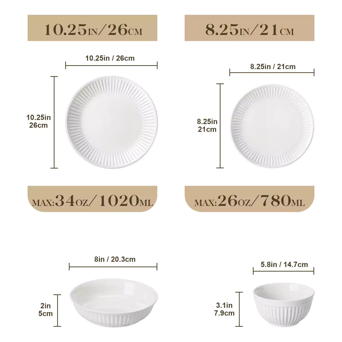 Leila 16 Piece Dinnerware Set - Ivory White#color_ivory-white