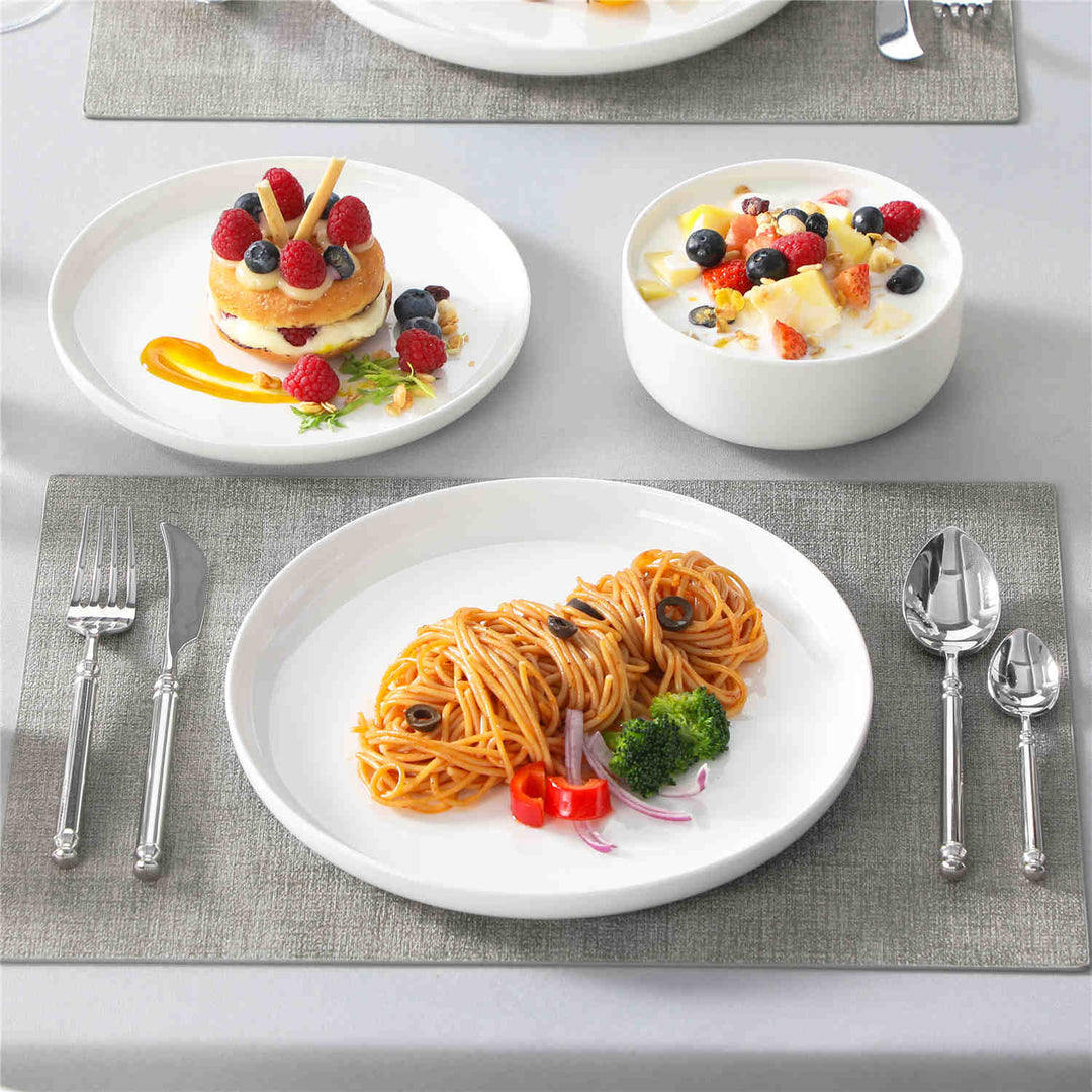 MEEOTZ Set 6 Pirottini In Porcellana Da 226g Con Coperchio: Per Crème Brûlée, Soufflé E Dessert, Lavabili In Lavastoviglie