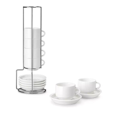 Ivory Espresso Coffee Cups Set of 6