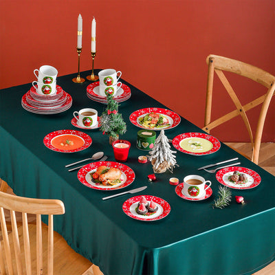 Weihnachtsmann 30-teiliges Geschirr-Set