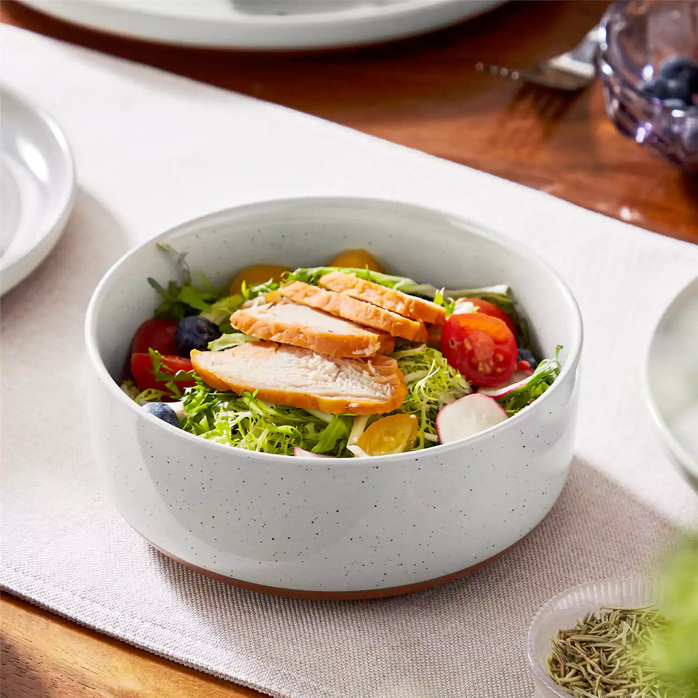 MALACASA Tara grey stoneware dinnerware set, 18 piece set for 6#color_grey