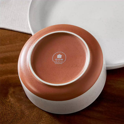 MALACASA Tara grey stoneware dinnerware set, 18 piece set for 6#color_grey