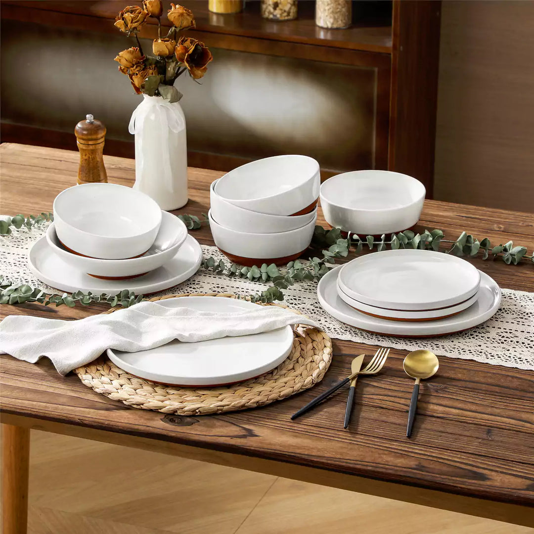 ZORA 24-Piece Stoneware Dinnerware Set | Service for 6
