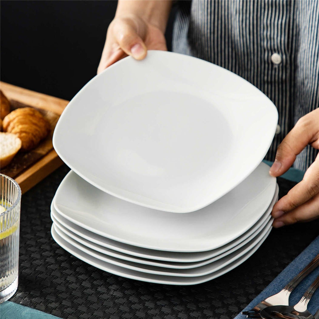 MALACASA, Series Blance, 6-delige set marmeren