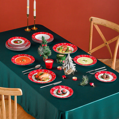 Weihnachtsmann 18-teiliges Geschirr-Set